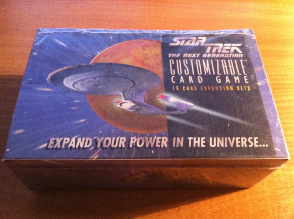 STAR TREK CCG WHITE BORDER PREMIERE FACTORY SEALED BOOSTER BOX - Image 1 of 1