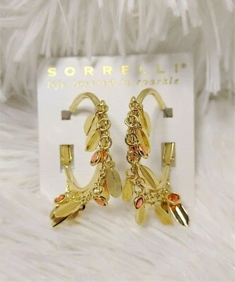 * Новый * и * сняты с производства * ~ Sorrelli ~ "остров солнце" ~ серьги ~ обруч ~ красивый - Изображение 1 из 4