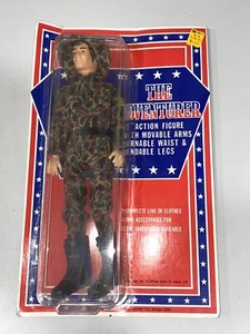 Vintage The Adventurer 12 Inch Actionfigur und Kleidung versiegelt auf Karte - Bild 1 von 6