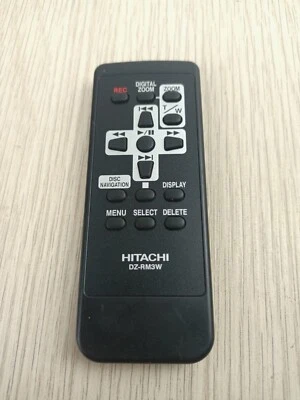 Genuine Hitachi Remote Model DZ-RM3W Tested Working Clean Unit Black - Image 1 of 4