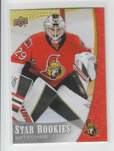 15/16 UD NHL Star Rookies Ottawa Senators Matt O`Connor Rookie RC card #19 - Picture 1 of 2