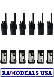 Motorola XPR3300E UHF Radio AAH02RDC9VA1AN, Antenna & Battery only x 6 PC - Picture 1 of 3