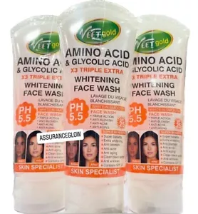 Limpiador en espuma para lavado facial con aminoácidos y ácido glicólico Veet Gold FPS 25 - Imagen 1 de 2