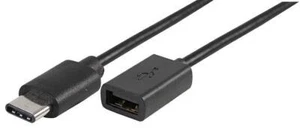 PRO SIGNAL - USB-C mannelijk naar USB-A vrouwelijk USB 2.0-kabel, 1m - Afbeelding 1 van 1