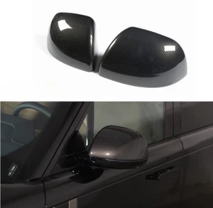For Land Rover Range Rover/Sport 2018-2024 ABS Carbon Rear View Mirror Cap Cover - Picture 1 of 8