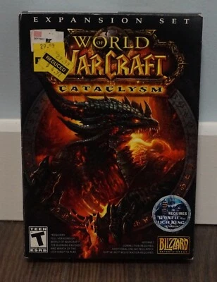 New! World of Warcraft: Cataclysm [Expansion Set] (PC DVD-ROM) Factory Sealed! - Image 1 of 4