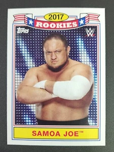 2018 Topps WWE Heritage 〜 TOP 10 ROOKIES #TR-4 SAMOA JOE - Picture 1 of 2