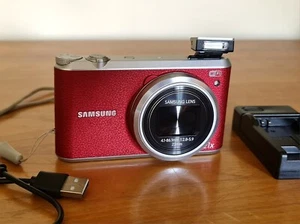 Samsung WB350F 16.3 MP Digital Camera with 23-483mm 21x Zoom - 3 Inch LCD- M2041 - Picture 1 of 15