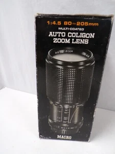Coligon Muticoated 80-205mm f4.5 Zoom Lens NIKON EM Mount - Picture 1 of 3