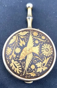 CENICERO PORTÁTIL INDIVIDUAL ORO 24k CENICERO PORTÁTIL TOLEDO DAMASQUINA ESPAÑOL 3" Exc - Imagen 1 de 8