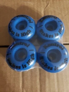 Skateboard Wheels, Made in USA, New Kontrol Set of 4, 100A 52mm Blue authorized - Picture 1 of 5