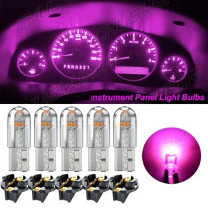 Dash Instrument Cluster Gauge Pink LIGHT BULBS For 99-02 GMC Sierra 1500 2500 - Picture 1 of 11