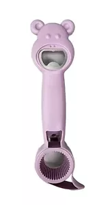 4 in 1 Multi Function Cute Cat Beer Bottle Can Jar Lid Safety Opener for Kitchen - Picture 1 of 6