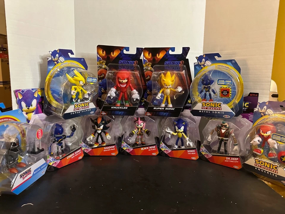 Bonecos Sonic the Hedgehog / Pelúcia (Escolha um) - Imagem 1 de 1