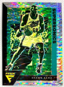 2020-21 Panini Flux Shawn Kemp Silver Pulsar Prizm Card #196 Seattle Supersonics - Picture 1 of 2