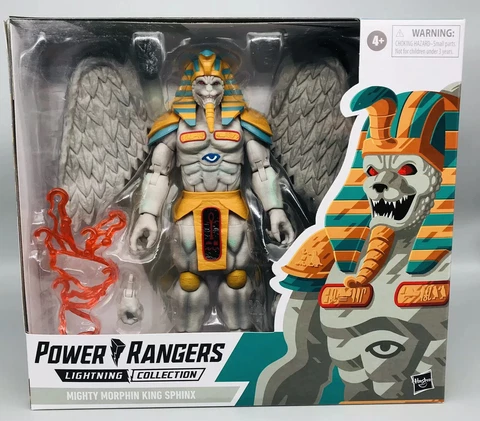 Power Rangers Mighty Morphin King Sphinx Lightning Collection 8” Figure Hasbro Cover
