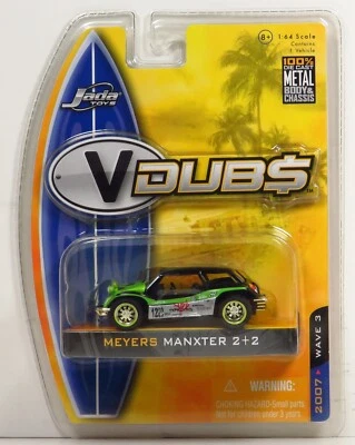 Buggy Jada Wave 3 V-Dubs Meyers Manxter 2+2 Manx Dune verde fundido a presión 1:64 Foto 1 de 4