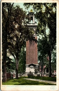 Carrie Tower Brown University Providence Rhode Island RI Postcard WB Photostint - Picture 1 of 2