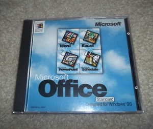 Microsoft Office Standard Windows 95 ver 7.0 w/Product Key WORD EXCEL POWERPOINT - Picture 1 of 3