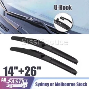 Windscreen Wiper Blades for Honda Jazz GE GF 2008-2020 Front Pair of 26" + 14"AU - Picture 1 of 11