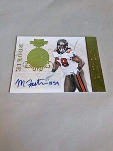 2011 PLATES & PATCHES AUTO SSP #154 MASON FOSTER RC TAMPA BAY BUCCANEERS /25 - Picture 1 of 2
