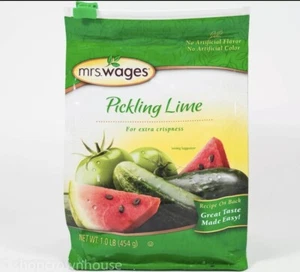 Mrs Wages Pickling Lime 1 Pound (VALUE PACK of 6) - Picture 1 of 2