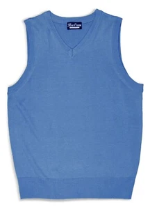 Blue Ocean Boys Solid Sweater Vest (SV-243 Boys) - Picture 1 of 16