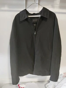 PRE OWNED APT 9 Men's Full Zip Bomber Style Jacket Black Size L $70 BB469 - Picture 1 of 3