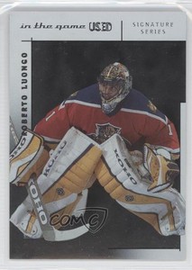 2003-04 In the Game-Used Signature Series Roberto Luongo #34 HOF