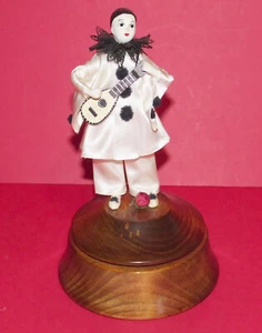 JUDITH CIPKIN * Beautiful Musical Pierrot Doll * Swiss Movement * Love Story * - Picture 1 of 6