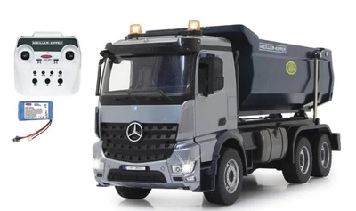 JAMARA, MERCEDES Arocs ribaltabile grigio Radiocomandato, 1/20,  JAM406301 - Immagine 1 di 4