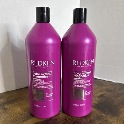 2 x Redken Color Extend Magnetics Shampoo NEW Sealed 33.8 oz - Image 1 of 3