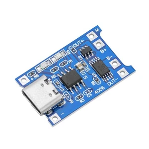 Módulo de carga de batería TP4056 - USB tipo C, circuito de protección, para Li-Ion o LiPo - Imagen 1 de 10