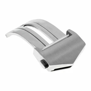 18MM CLASP DEPLOYMENT FOR TAG HEUER LEATHER STRAP BAND BUCKLE FIT FC5014 BRUSH - Picture 1 of 3