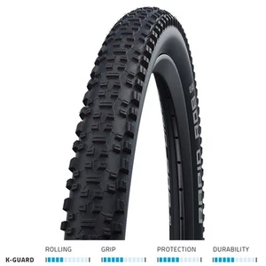 Schwalbe Rapid Rob K-Guard 26x2.25 Blk cycle bike tyre - Picture 1 of 3