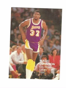 Tarjeta Magic Johnson Lakers 1990 NBA Superstars (No #, reverso blanco, sin licencia) - Imagen 1 de 2
