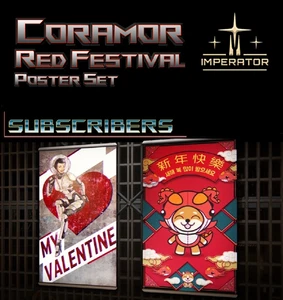 Star Citizen - CORAMOR & RED FESTIVAL POSTER SET - Bild 1 von 1