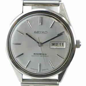 【Wristwatches】SEIKO BUSINESS-A DIASHOCK Business Ace Diamond Shock 30 Jewels Day - Picture 1 of 6