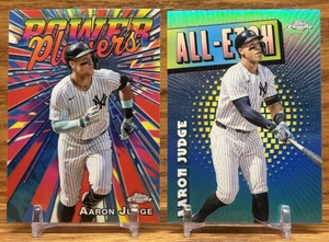 Aaron Judge Power Players + All-Etch Refractor LOT | 2025 Topps Chrome Yankees - Bild 1 von 2
