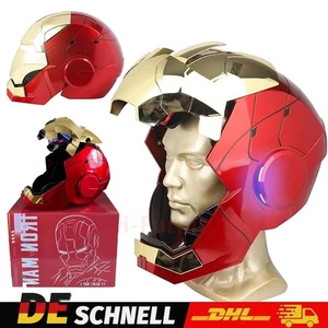 Iron Man Helm 1:1 MK5 Autoking Vollautomatisch Voicecontrol/ Fernbedienung Maske - Bild 1 von 23