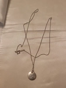 Tiffany & Co. Sterling Silber Halskette Anhänger Anfangsbuchstabe "P" 20" - Bild 1 von 8