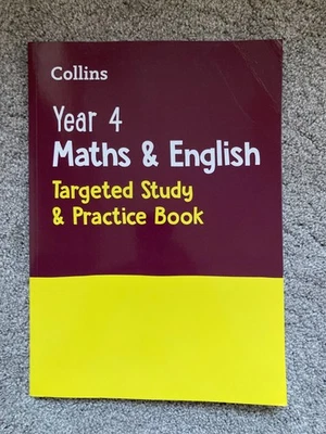 Collins Year 4 KS2 Maths & English Targeted Study & Practice Book School Learn - Image 1 of 2