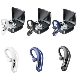 Bluetooth-Sport-Kopfhörer Drahtlose Ohrhörer Ohrbügel Ohrstöpsel Hands - Bild 1 von 12