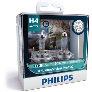 Philips X-TremEVision Pro150 Globes Pair H4 12342 12V 60/55W P43T-38 S2 12342... - Picture 1 of 3
