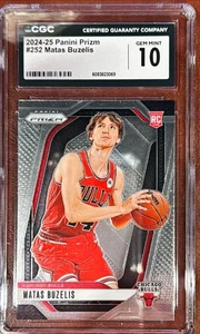 2024-2025 PRIZM MATAS BUZELLIS RC CGC 10 GEM MINT - 7233 - Bild 1 von 1