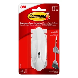 Command Large Wire Hook White (17069-ES) 703660 - Picture 1 of 9