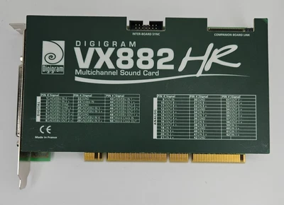 Digigram VX882HR Analog Digital Sound Card Digital Module Computer Circuit Board - Image 1 of 4