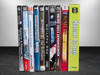 PC Spiele Konvolut 10 Klassiker Sammler Set C&C Generäle Red Faction Blitzkrieg - Bild 1 von 2