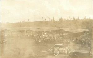 1912 Placer California Drum Canal Water Project caballo RPPC postal 25-6244 - Imagen 1 de 2