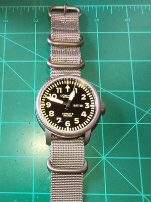 Lum-Tec Herrenuhr Combat B66 Day Date 43mm schwarzes Ziffernblatt Miyota Japan 2105 - Bild 1 von 4